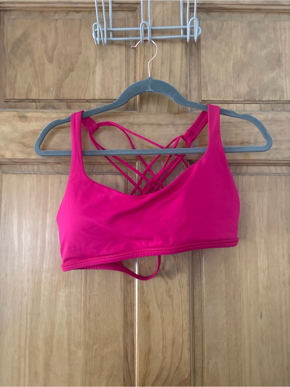 Strappy Hot Pink Women’s Bralette lululemon size 14
